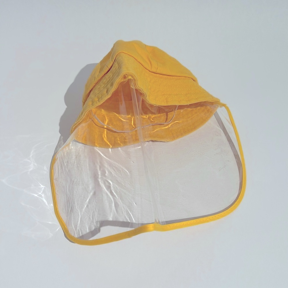 Toddler yellow hat with shield